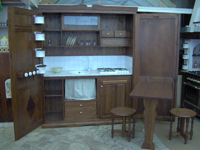 Cucine roma, mobili in legno massello roma tivoli monterotondo ... Tavoli a ribalta a muro